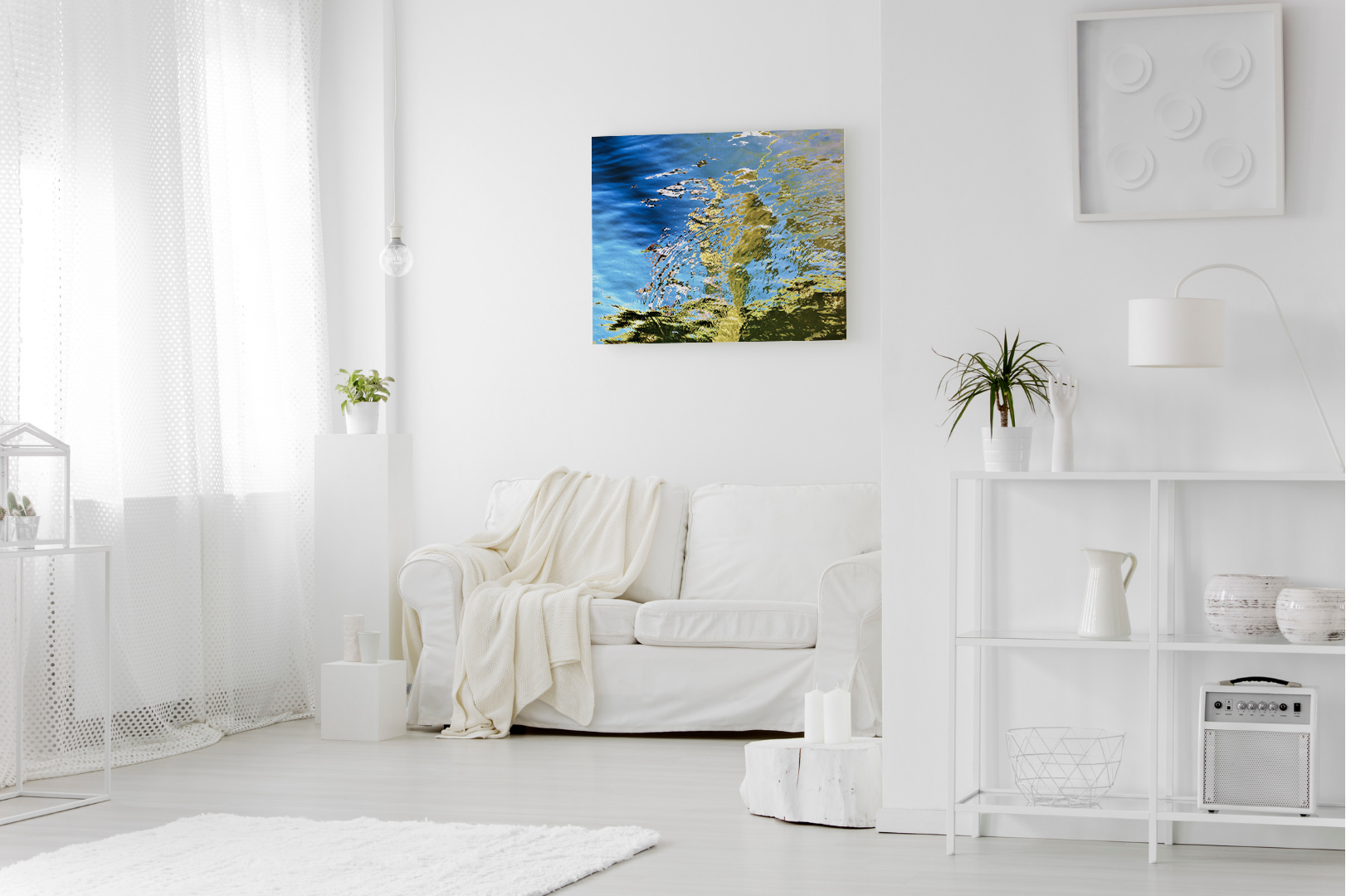 Verdant Tide original abstract contextualised office art modern decor photo print by Blair Montague Drake